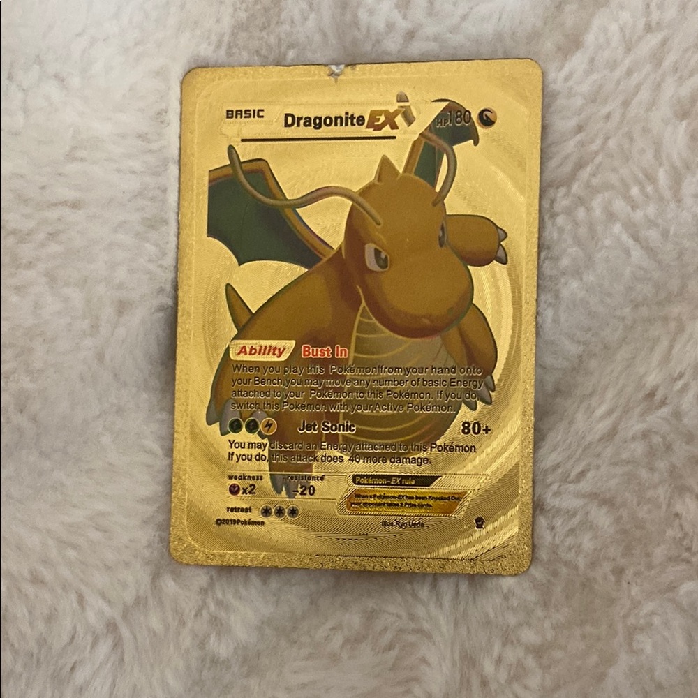 Dragonite EX Pokémon Card
